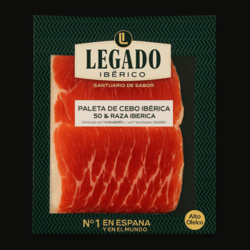 Estuche regalo paleta de cebo 50% raza ibérica Legado Ibérico.