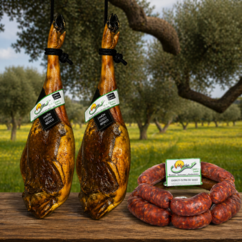 Lote dos jamones curados edición de autor 5,500 kg-6,500kg +SUPER REGALO