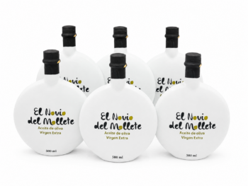 El Novio del Mollete – Aceite de Oliva Virgen Extra Gourmet 500 ml. Caja 6 ud.